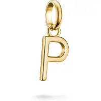 Thomas Sabo Charm-Anhänger Buchstabe P Connect vergoldet