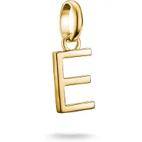 Thomas Sabo Charm-Anhänger Buchstabe E Connect vergoldet