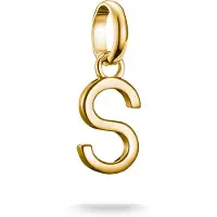 Thomas Sabo Charm-Anhänger Buchstabe S Connect vergoldet
