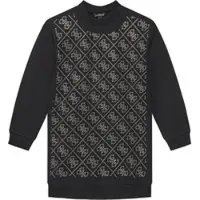 GUESS Kleid für den Alltag J5YK02 KA6V4 Schwarz Regular Fit