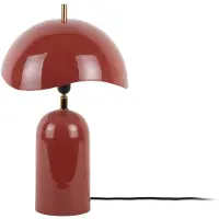 Leitmotiv - Tischleuchte Querido - Roter Ocker - Ø25cm Tischlampe - Nachttischlampe, Wohnzimmer, Schlafzimmer