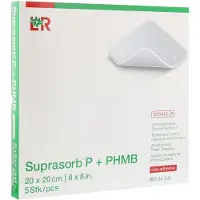 Suprasorb P+Phmb Schaumverband 20x20 cm 5 St Verband