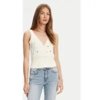United Colors of Benetton Top 10C1EH01A Beige Regular Fit