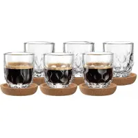 Leonardo GOCCE Espresso-Set mit Untersetzer 12-teilig
