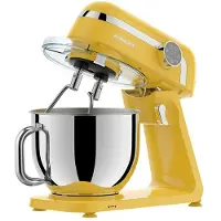 HEINRICH'S Heinrichs HKM 8079, Standmixer, Gelb, Kneten, Mixen, Whisking, 7 l, Berührung, Schwarz