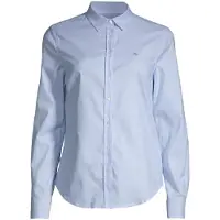 Gant Langarmbluse "New Slim Stretch Oxford Blouse" für bequemen Sitz u. Bewegungsfreiheit, New Slim Stretch, bügelfrei