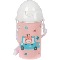 Safta Preescolar Jirafa Automatic Opening Water Bottle with Straw
