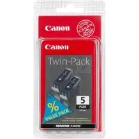 Canon PGI-5BK Twin Pack, Schwarz, Tinte auf Pigmentbasis, 2 Stück(e), Multipack