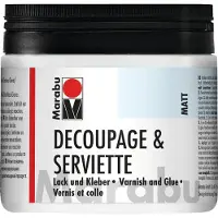 Marabu Decoupage Lack und Kleber matt 500ml