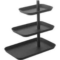 Yamazaki Etagere Tower 3 Ebenen Black