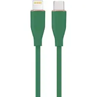 Gembird CC-USB2S-CM8PM-1.5M-G, 1,5 m, Lightning, USB C, Männlich, Männlich, Grün