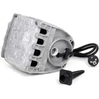 Wiltec Gartensteckdose 4fach Steinoptik Aussensteckdose Sensor IP44 Steckdosenstein
