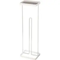 Yamazaki Toilettenpapierhalter Tower Stand And Tray White