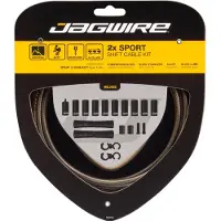 Jagwire Kit Sport Shift 2 Stück Schwarz Schwarz One Size