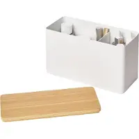 Yamazaki Aufbewahrungsbox Make Up Rin White