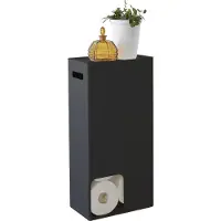 Yamazaki Reserve-Toilettenpapierhalter Tower Black