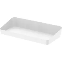 Yamazaki Aufbewahrungsbox Tower White Large