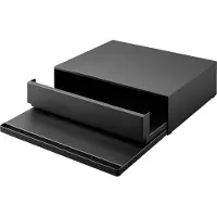 Yamazaki Küchenablage 45x13x37cm Schublade mit Ausziehtablett Metall schwarz