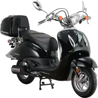 Alpha Motors Motorroller "Retro Firenze" 125 cm³ 85 km/h Euro 5+ 8,29 Spar-Set, mit Topcase, mit Lenkerschloss