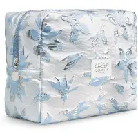 Karen - Toiletry Bag Blue/White - Kulturbeutel