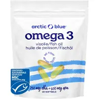 Arctic Blue Omega3 Dha- und EPA-Fischöl mit große Kapseln 60 St