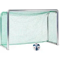Sport-Thieme Mini-Fußballtor "Protection", Inkl. Netz, grün (MW 4,5 cm), 1,80x1,20 m, Tortiefe 0,70 m