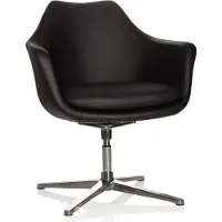 Hjh OFFICE ARTEMIA - Loungesessel Schwarz