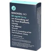 Axunio Pharma GmbH Minoxidil NIO 50mg/ml Spray z.Anw.a.d.Ko 3X60 ml