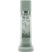 MySoda Woody, Design-Wassersprudler (Pigeon) mit 1L Flasche und CO2 Zylinder