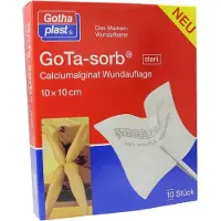 Gothaplast GmbH GOTA SORB Steril 10x10 cm 10 St