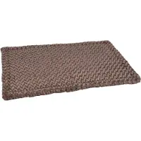 Flamingo Kissen Cuddly rechteckig flach taupe, Maße: 116 x 69 x 2 cm