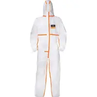 Uvex 4B Einwegschutz-Overall - Chemikalienschutz weiß/orange L