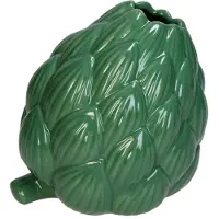 HD Collection Dekofigur "Artichoke" in Grün/ Rosa - (B)16 x (H)17 x (T)14 cm - onesize