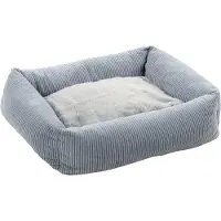 Flamingo Hundebett Colette rechteckig blau, Maße: 50 x 40 x 16 cm