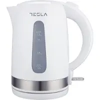 Tesla KT200WX, 1,7 l, 2200 W, Weiß, Kunststoff, Wasserstandsanzeige, Überhitzungsschutz