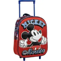 Cerdá Group Mickey Mit 3d-rucksack Mit Rollen Rot Rot One Size