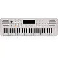 Gear4Music VISIONKEY-2 Tragbares Keyboard mit 49 Tasten Weiß