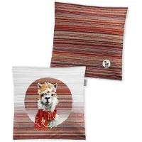 Irisette Dekokissen "Soft-Set 8956", rot, B:45cm L:45cm, Obermaterial: 100% Polyester, Dekokissen_Sitzkissen_Kissenhüllen, Dekokissen, kuschelig weich