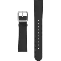 Withings Smartwatch-Armband "Leather Wristband 18mm für ScanWatch Light, ScanWatch2 38mm" Steel HR 36mm, Move, Move ECG, Steel - Material: Kalbsleder, Edelstahl