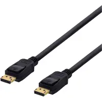 Deltaco DP-1020D, 2 m, DisplayPort, DisplayPort, Männlich, Männlich, 3840 x 2160 Pixel