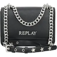 Replay Umhängetasche Abendtasche Crossbody Bag Black schwarz