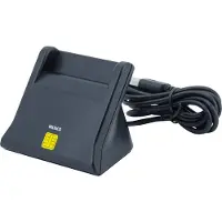 Deltaco UCR-156, USB 2.0, Schwarz