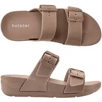 Original Brands HOLSTER Holster Skyhigh Vegane Sandaletten für Damen BRAUN 38
