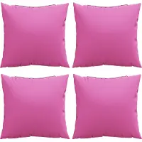 vidaXL Streupillows Uni 4 pcs Rosa 60 x 60 cm Polyesterstoff