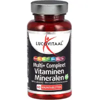 Lucovitaal Multi+ Compleet vitaminen mineralen 60 kauwtabletten St Kautabletten