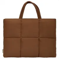 Selencia Vaya Puffy Laptoptasche 16 Zoll - Mocha Brown