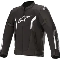 Alpinestars AST V2 Air Jacke Schwarz Weiß Größe M