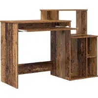 vidaXL Schreibtisch Altholz Holzwerkstoff 120,5 x 44 x 88,5 cm