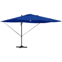 vidaXL Sonnenschirm 351 x 250 x 253 cm Polyester und Aluminium