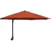 vidaXL Garten-Sonnenschirm Terrakotta 248 x 248 x 148 cm